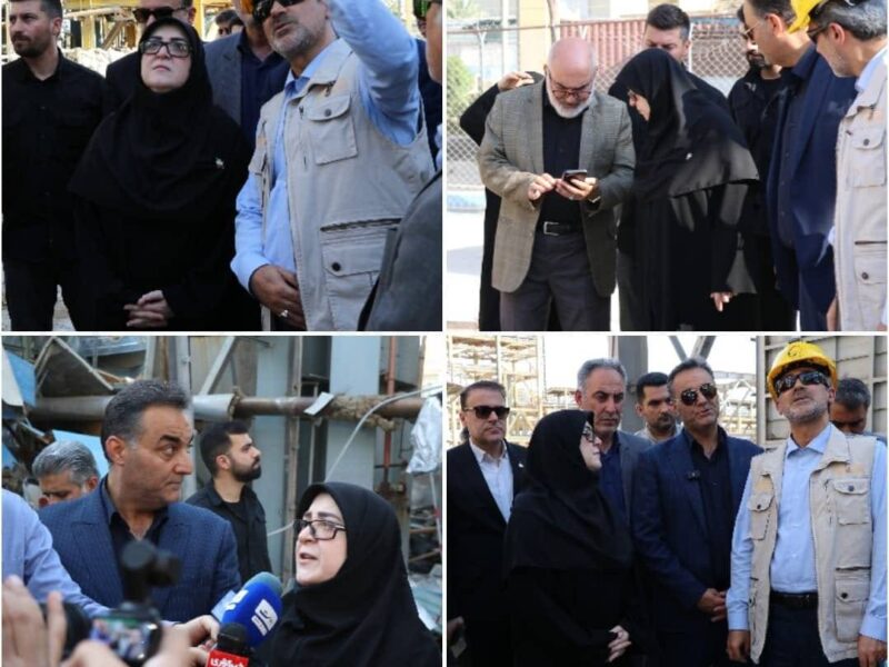 بازدید سخنگوی دولت از فجر انرژی؛ تأکید بر حمایت کامل دولت از بازسازی و تقدیر از فرماندهی میدان – جمهور نیوز