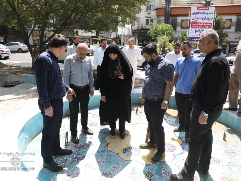 نوسازی حوضچههای میدان هفتحوض با تأکید بر حفظ هویت بصری این فضای شهری